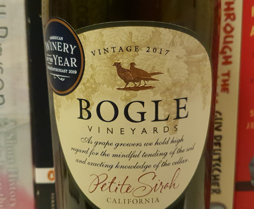 1: Petite Sirah 2017,&nbsp;Bogle